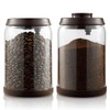 Tourdeus Glass Coffee Container - 900ml x 2 Pop Top