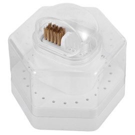 Healeved Nail Drill Bits Storage Case Slots Multifunctional Display Holder for Grinding Essential Manicure Accessory for Home and Salon Use