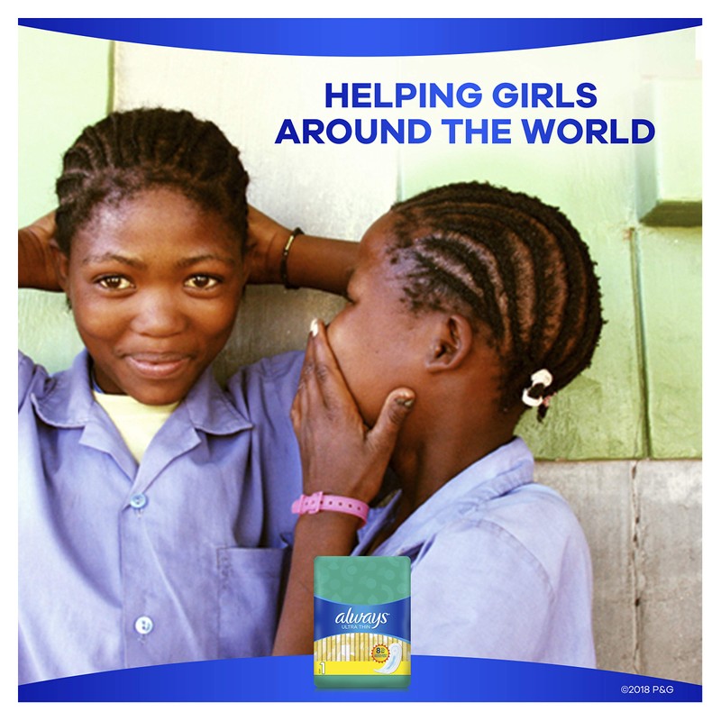 Always Ultra Thin Pads for Women, Size 1 Regular Absorbency