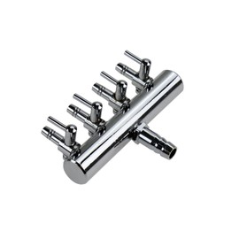 AQUANEAT Aquarium Control Valve, Fish Tank Air Valve, Air Flow Distributor Splitter for Commerical Pump Accessories(Small 4 Way)