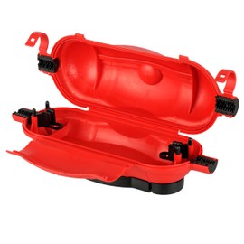 REV 050217555 Cable Safe, Cable Box for Coupling, Waterproof and Strain Relief, Red