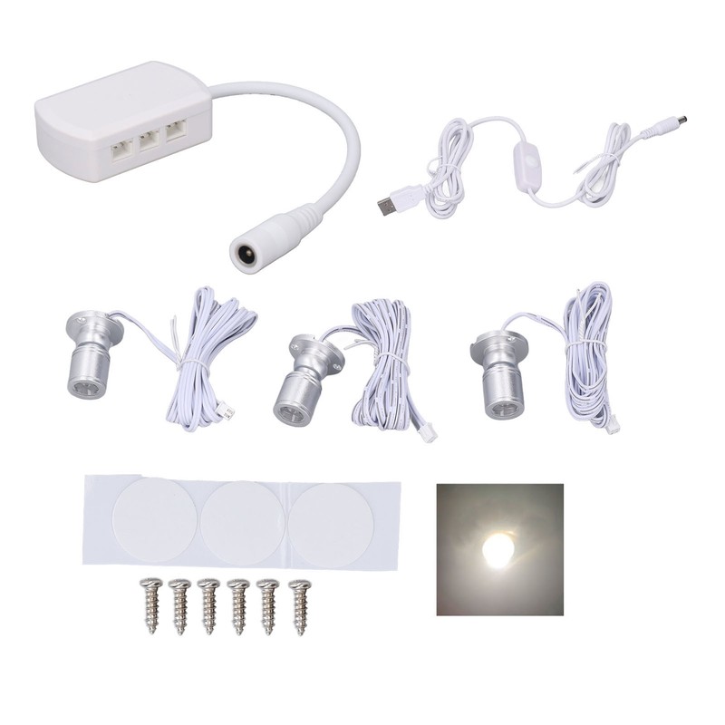Mini LED Spot Lights 5V USB Showcase Display Light 1