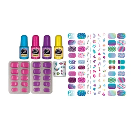Clementoni 18113 Crazy Chic-Fluo Nail for Children from 6 Years