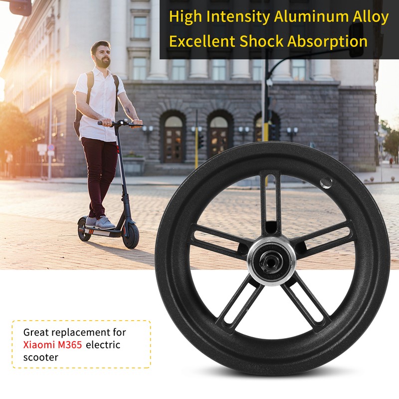 Electric Scooter Rear Wheel Hub Replacement Metal Rear Rim Accessory