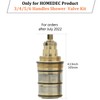 【For AFTER July, 2022】 HOMEDEC Thermostatic Shower Valve Cartridge Replacement,