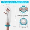 Aifoaliy Waterproof Cast Covers for Shower Arm, Reusable Adult Half