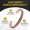 MagnetRX MagnetRX? Women's Adjustable Copper Bracelet Cuff C 99.9% Pure