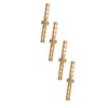 4 Pieces 4-4 mm Brass Fitting Hose Barb Splicer Mender