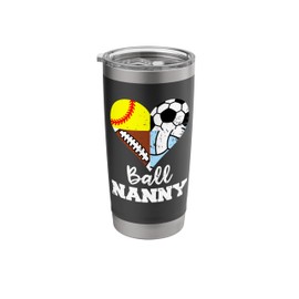 Ball Nanny Soccer Football Softball Volleyball Player Stainless Steel Insulated Tumbler