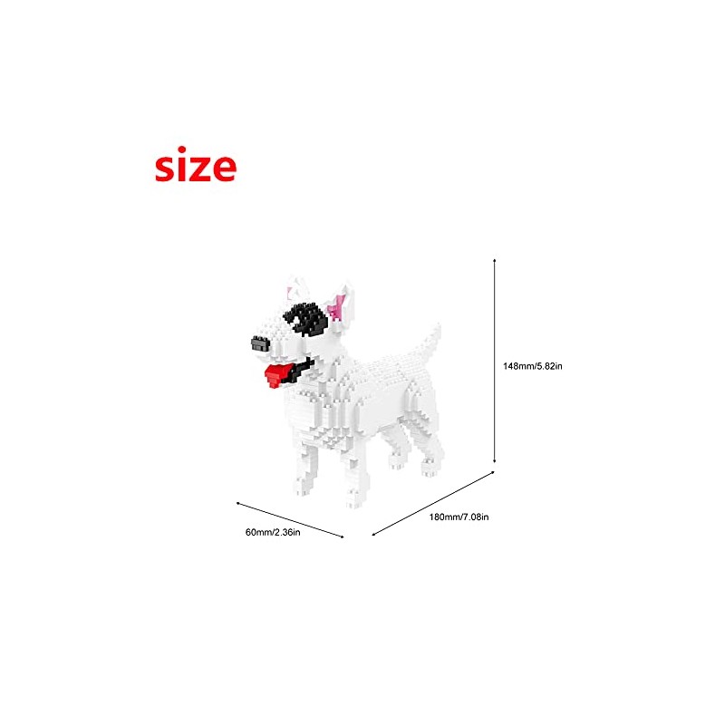 Larcele Mini Building Blocks Animal Set, DIY Micro 3D Building