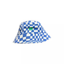 Melody Ehansi Bucket Hat Blue and White Checkers Brand new with tags