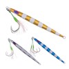 Sinking Fishing Lures, CREOASIS 3pcs 120g/150g/200g Metal Hard Spinner Fish