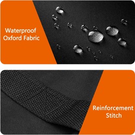 Grill Cover for Napoleon Rogue 425 Series Grill Parts, Grill Cover for Napoleon Grill Accessories, Heavy Duty Waterproof 600D Polyester Grill Cover for Napoleon Grills Accessories, Black