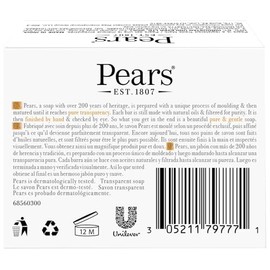 Pears Pure & Gentle Soap with Natural Oils, 3.5 oz bars, 3 ea