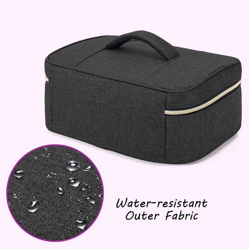 CURMIO Bolsa de almacenamiento de aceites esenciales, Negro