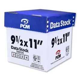 Papel Bond PCM 9.5x11 1 Tanto 3000 Hojas Blanco Matricial 10R4245                                                                                     