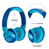 Altec Lansing Kid Safe 2-in-1 Wireless Bluetooth Headphones - Crystal