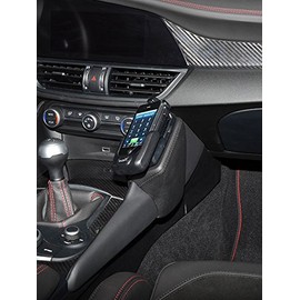 KUDA 2955 Holder Artificial Leather Black for Alfa Romeo Giulia (Type 952) from 05/2016