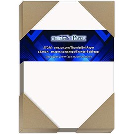 25 Sheets Chipboard 24pt White 1 Side - 5.5" X 8.5" (5.5X8.5 Inches) Half Letter | Statement Size - Light Medium Weight Thickness PaperBoard .024 (Point) Caliper White Coated Cardboard Paper