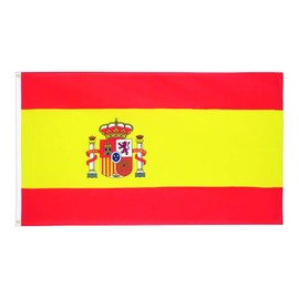 hxflag Spain Flag 3x5ft - Spainish National Flags with Brass Grommets 3x5 Foot