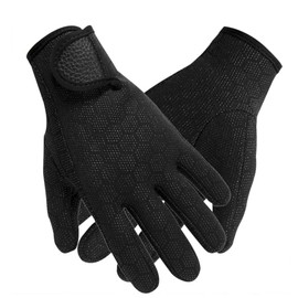 YJZQ Neoprene Wetsuit Gloves Non-slip Scuba Diving Gloves 1.5mm Water Snorkeling Gloves Swim Kayaking Gloves Paddle Sailing Surf Water Sports Thermal Gloves for Men Women