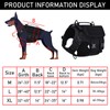 AIWAI Tactical Dog Harness with Handle for Large Dogs,2X Metal