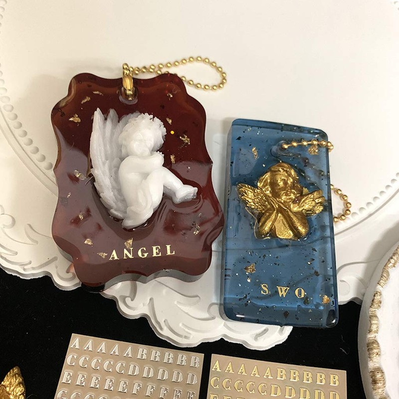 PHILSP sticker 5 Pieces 3mm Alphabet Letters Numbers Chunky Glitter