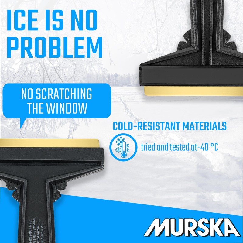 Car Ice Scraper Brass Blade - fast, easy & efficient
