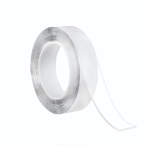 rinteria Double Sided Tape 33Ft(10m), Nano Clear Heavy Duty Mounting