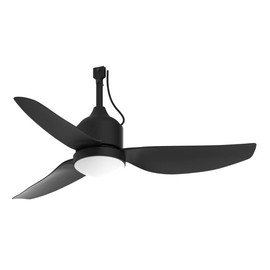 BvenuBigLite Outdoor Ceiling Fan with Light: 42 Inch Black Waterproof Gazebo Fans