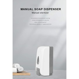 1000ml Bathroom Wall Mounted Manual Soap Liquid and Hand Hand sanitizer Dispenser (1)