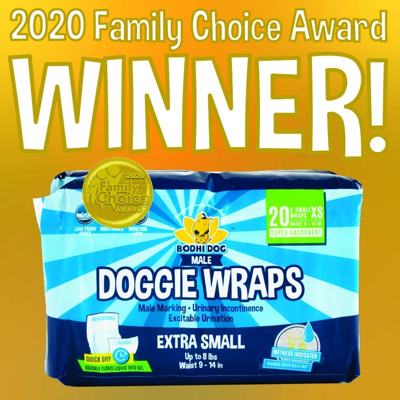 Bodhi Dog Disposable Male Dog Diapers - Super Absorbent, Leak-Proof
