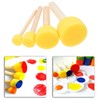 Kare & Kind 30-Piece Round Sponge Brush Set, Painting Tools,