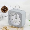 Reloj Despertador Retro Vintage Silencioso con Luz Nocturna y Diseño