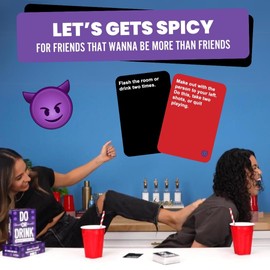 Do or Drink Naughty Edition - The Adult Drinking Game for Spicy Situations - Fun Party Games for Adults with 250 Cards - Great for Game Night, Pre Games, After Parties, and More