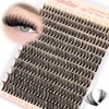 Calphidar Eyelash Clusters Lash Clusters Wispy Individual Lashes 476PCS D-curly