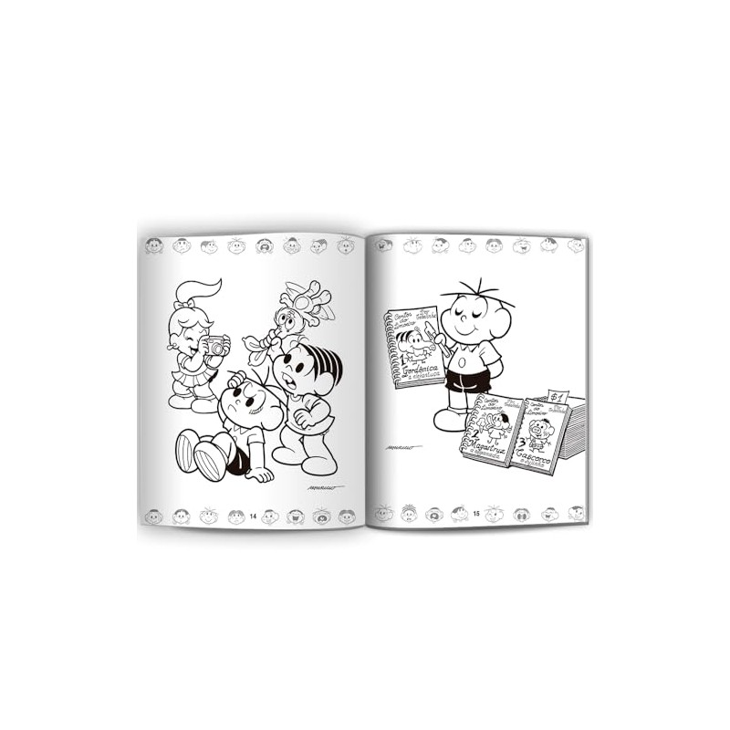 500 stickers Turma da Mônica