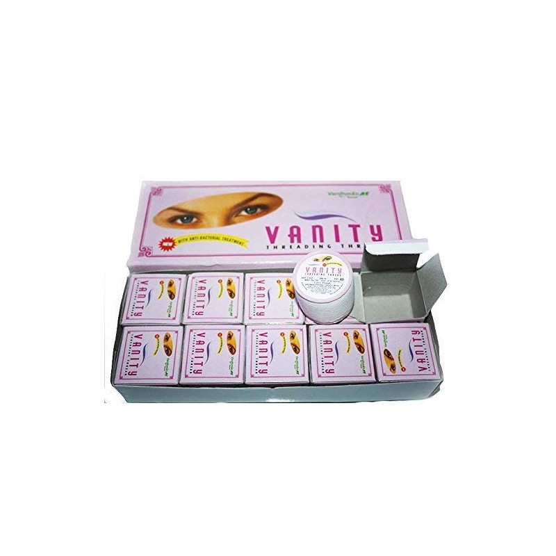 Antibacterial Eyebrow Threading Facial Hair Removal Vanity Cotton Threads