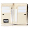 Umbro Men's and Women's Bifold Wallet with Round Zipper, Nylon,
