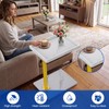 XNSDXV C Table End Table Adjustable Height, 360°Swivel TV Tray