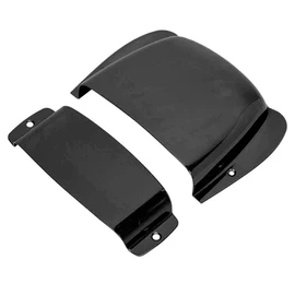 Pickup Bridge Cover, Zinc Ashtray Cover Set P Bass, Bass Bridge Alloy Bass Protective Cover for Electric Bass Guitar Performance Accessory (Black)