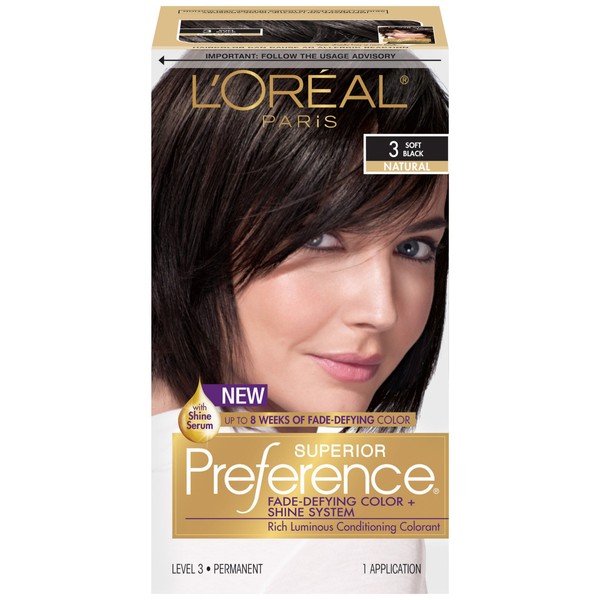 Pref Haircol 3 Soft Black Size 1ct L'Oreal Preference Hair