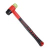 sourcing map Rubber Mallet Double-Faced with Non-Slip Plastic Grip Rubber