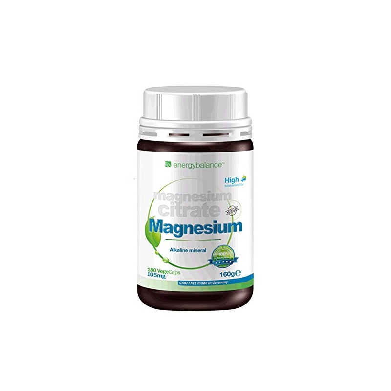 Magnesium Citrate 145mg - 100% Pure No Additives - High