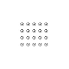 sourcing map 200 pieces precision balls 3/32 inch chrome steel solid G25 for bearing key ring wheel