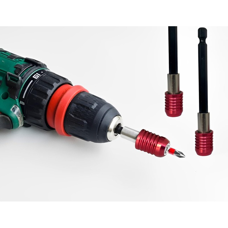 Drill Bit Extension Set 4Pcs, 1/4 Inch Hex Shank Magnetic