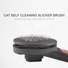 Cat Self Cleaning Slicker Brush Dog Brush Pets Push Hair