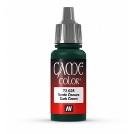 Vallejo VJ72028 Game Color 17 ml Acrylic Paint - Dark Green