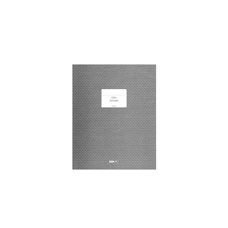 Edipro E2369 Inventory Book 92 Numerated Pages F.to 31 x