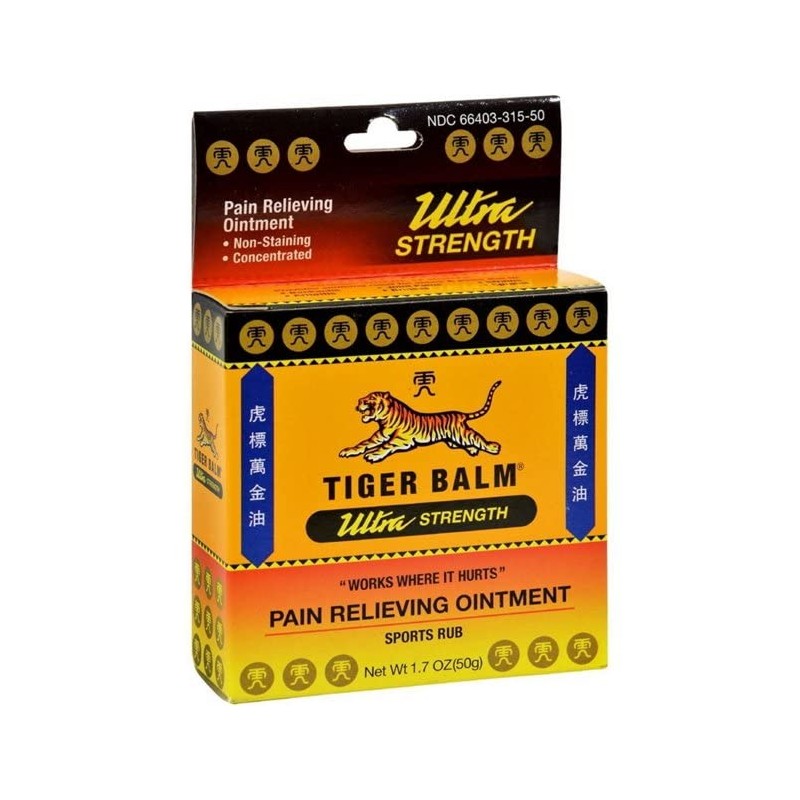 Tiger Balm Ultra Strength, 50 GM, 1.70 Oz by Tiger